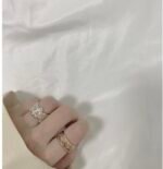 Buccellati Silver Ring Gardenia Series（JAGETE012372） - 图片 3