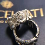 Buccellati Silver and vermeil eternal ring with brown diamonds（JAGETE012383） - 图片 4