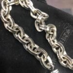 CHROME HEARTS クロムハーツ 厚みのあるブレスレット（PAPERCHAIN-银色） - 图片 3