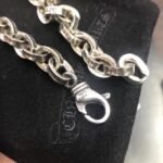 CHROME HEARTS クロムハーツ 厚みのあるブレスレット（PAPERCHAIN-银色） - 图片 7