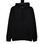 Supreme Satin Appliqué Hooded Sweatshirt“black”（SUP-FW18-438） - 图片 2