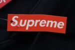 Supreme Week 15 Cross Box logo Hooded Sweatshirt Logo badge hooded sweatshirt"Black"（SUP-FW20-335） - 图片 7
