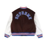 Supreme FW23 Baseball Jacket "Brown"（SUP-FW23-003） - 图片 2
