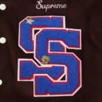 Supreme FW23 Baseball Jacket "Brown"（SUP-FW23-003） - 图片 4