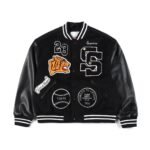 Supreme FW23 Baseball Jacket "Black"（SUP-FW23-004）