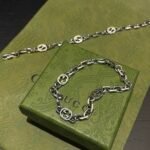 GUCCIインターロッキングG シルバー ブレスレット（YBA620798001） - 图片 5