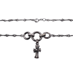 Chrome Hearts Three-Ring Small Cross Chain（CHROME HEARTS 184） - 图片 5