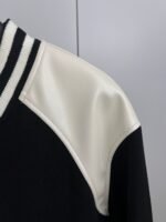 CELINE classic teddy jacket in textured woolテクスチ (2V39V896C-38NO） - 图片 4