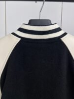 CELINE classic teddy jacket in textured woolテクスチ (2V39V896C-38NO） - 图片 6