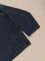 BALENCIAGA Men's Zip-up Denim Jacket in Blue (831691TSW714011） - 图片 9