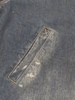 BALENCIAGA Men's Zip-up Denim Jacket in Blue (831691TSW714011） - 图片 8