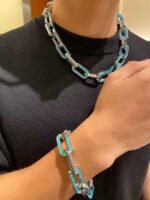 Louis Vuitton Monogram Links Chain Bracelet (M80195) - 图片 4