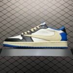 Travis Scott × Fragment × Nike Air Jordan 1 Low OG SP "Military Blue"（DM7866-140）