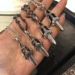 Chrome Hearts Letter Ring Sword Necklace（CHROME HEARTS 192） - 图片 4