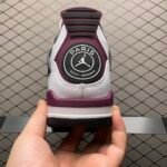 Paris Saint Germain ×Nike Air Jordan 4 Retro "White/Bordeaux/Neutral Gray"(CZ5624-100) - 图片 5