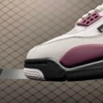 Paris Saint Germain ×Nike Air Jordan 4 Retro "White/Bordeaux/Neutral Gray"(CZ5624-100) - 图片 3
