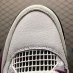 Paris Saint Germain ×Nike Air Jordan 4 Retro "White/Bordeaux/Neutral Gray"(CZ5624-100) - 图片 8