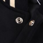 CELINE Oversized Wool Varsity Jacket "Black"（2V56D896C-38NO） - 图片 9