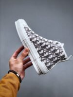 Dior B23 High Top Sneaker Dior Oblique Canvas "Clear" (3SH118YJP-H069) - 图片 2