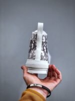 Dior B23 High Top Sneaker Dior Oblique Canvas "Clear" (3SH118YJP-H069) - 图片 7