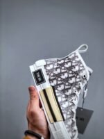 Dior B23 High Top Sneaker Dior Oblique Canvas "Clear" (3SH118YJP-H069) - 图片 6