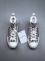 Dior B23 High Top Sneaker Dior Oblique Canvas "Clear" (3SH118YJP-H069) - 图片 5