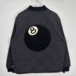 Stussy 8 Ball Quilted Liner Jacket Brown（115740-1）