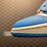 Off-White × Nike Air Jordan 1 High UNC "White/Dark Powder Blue"  (AQ0818-148) - 图片 4