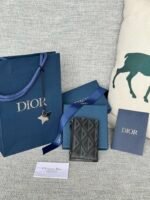 Dior Vertical Compact Card Holder（2ESBC319DCO-H42E） - 图片 12