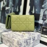 Dior Caro Cannage Bifold Coin Case in Black Leather（S5132UWHC-M900） - 图片 19