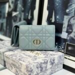 Dior Caro Cannage Bifold Coin Case in Black Leather（S5132UWHC-M900） - 图片 3