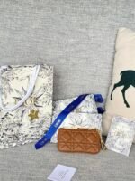 Dior Cannage Key Ring Coin Case Black（S5158UWHC-M900） - 图片 20