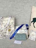 Dior Cannage Key Ring Coin Case Black（S5158UWHC-M900） - 图片 19