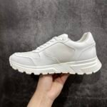 PRADA Leather and nylon high-top sneakers（2EE390_3LNW_F0009_F_G000） - 图片 6