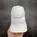 PRADA Leather and nylon high-top sneakers（2EE390_3LNW_F0009_F_G000） - 图片 9