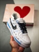 NIKE Air Force 1 '07 Low Tanabata Limited Edition Black, White, Blue Spray Paint（CW2288-111-2） - 图片 7