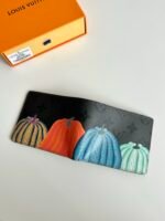 Louis Vuitton x Yayoi Kusama Slender Wallet Monogram Eclipse Reverse Pumpkin（M81967） - 图片 8