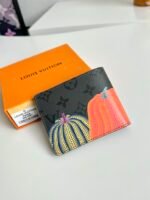 Louis Vuitton x Yayoi Kusama Slender Wallet Monogram Eclipse Reverse Pumpkin（M81967） - 图片 2