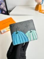 Louis Vuitton x Yayoi Kusama Slender Wallet Monogram Eclipse Reverse Pumpkin（M81967） - 图片 7