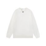 PRADA SS23 Solid Color Logo Casual Sweatshirt Crew Neck Long Sleeve (UJL26A-11LN-F0002-S-232） - 图片 2