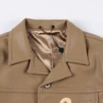 Louis Vuitton Men's LV Flower Embroidered Leather Jacket（1AFQO6） - 图片 5