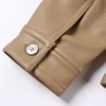 Louis Vuitton Men's LV Flower Embroidered Leather Jacket（1AFQO6） - 图片 7