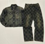 Louis Vuitton Damier Wash Denim Jacket（1AFWW8） - 图片 4
