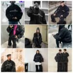 Balenciaga Colorblock Embroidered Lettering Tracksuit Jacket (763436TNQ251000） - 图片 7