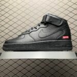 Supreme × Nike Air Force 1 Mid "Black" FW24（FZ8784-001）