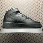 Supreme × Nike Air Force 1 Mid "Black" FW24（FZ8784-001） - 图片 2