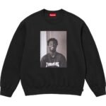 Supreme x Thrasher Crewneck "Black" (SUP-FW24-126）