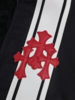 Chrome Hearts Cobra 3 Cemetery Cross Patch Nylon Racing Jacket "Black/White/Red" (CH-2024-1000） - 图片 4