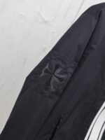 Chrome Hearts Cobra 3 Cemetery Cross Patch Nylon Racing Jacket "Black/White/Red" (CH-2024-1000） - 图片 5