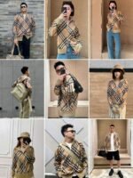 Burberry Check wool mohair blend jacket（80950871） - 图片 7